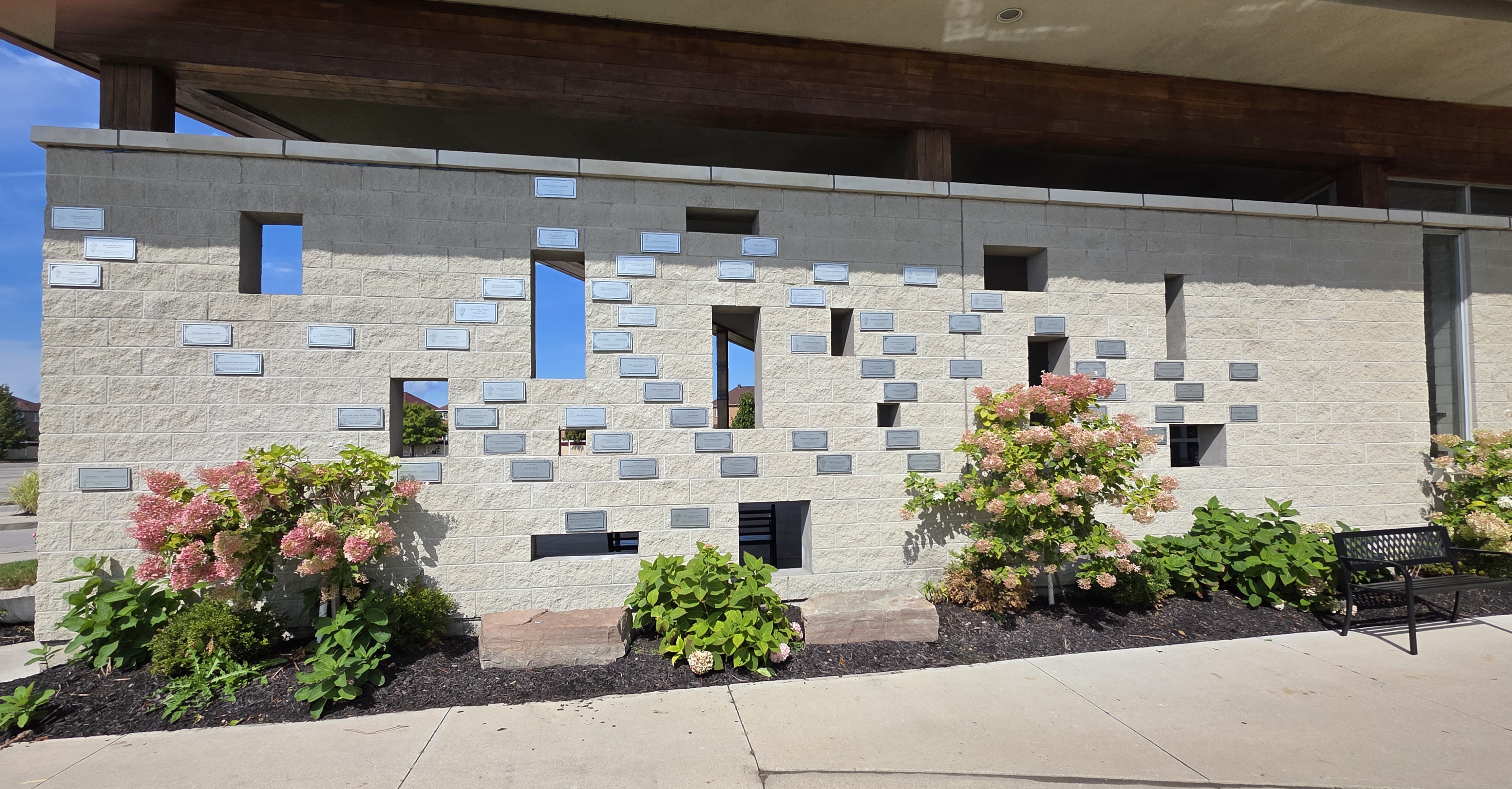Memorial wall